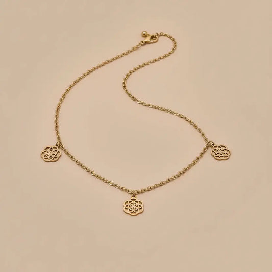 Chaîne de cheville " Chloé" Graine de Vie