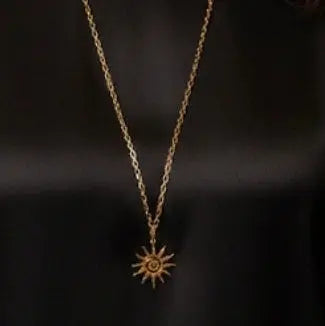 Collier Sautoir "Elena" — Soleil Rayonnant Bioty Vibes