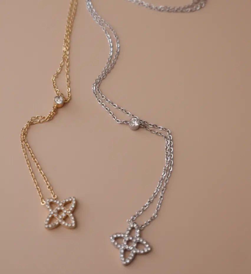 Collier "Felicia" - Trèfle à quatre feuilles Bioty Vibes