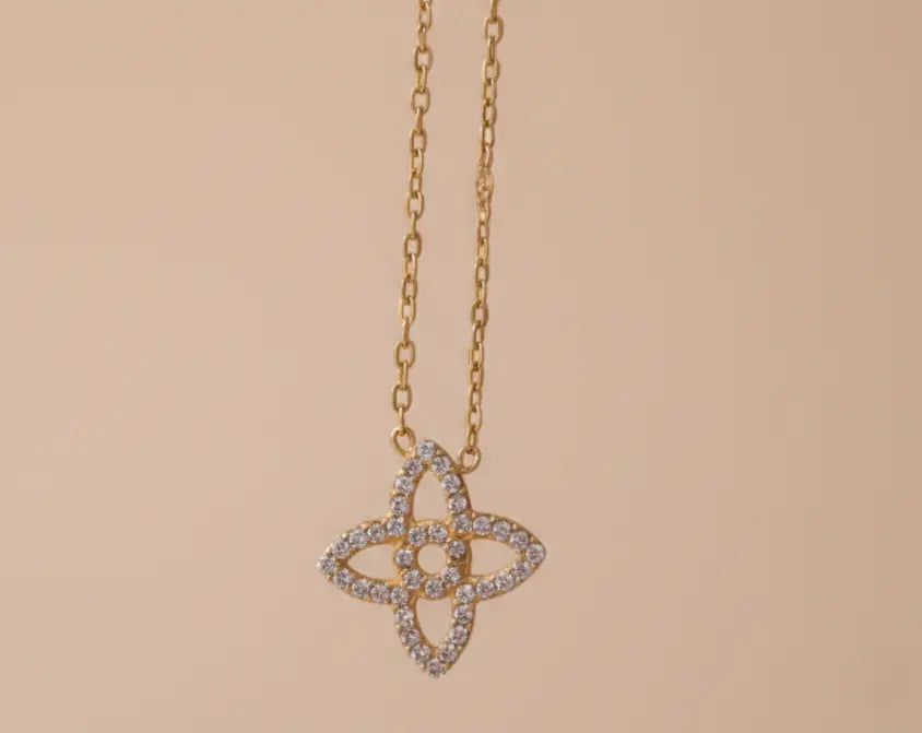 Collier "Felicia" - Trèfle à quatre feuilles Bioty Vibes