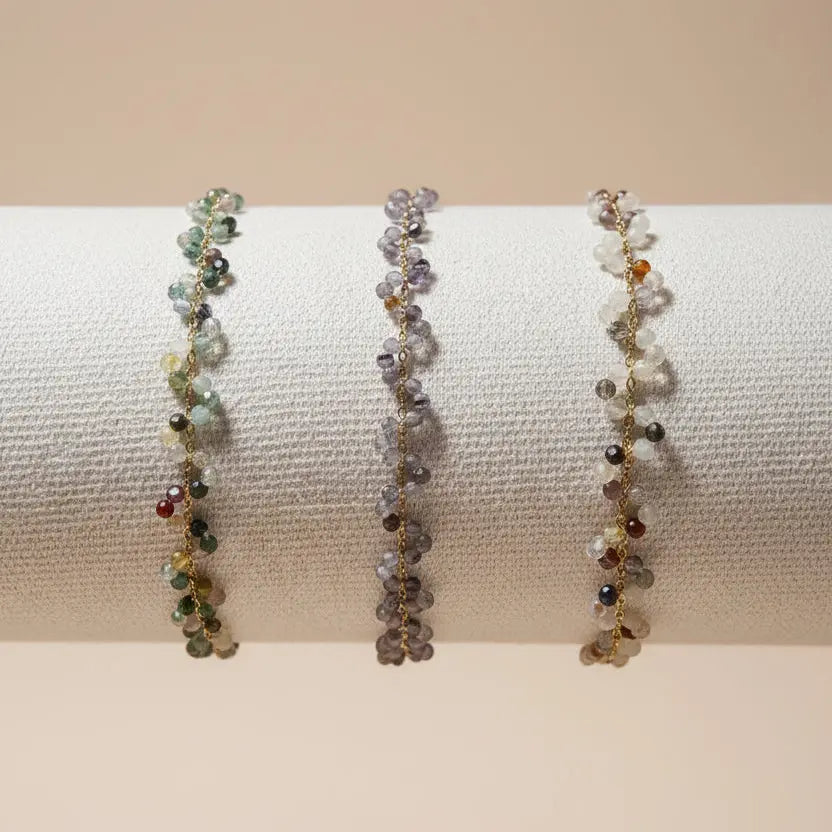 Bracelet "Dynamique" – Zigzag en Pierres Naturelle Bioty Vibes