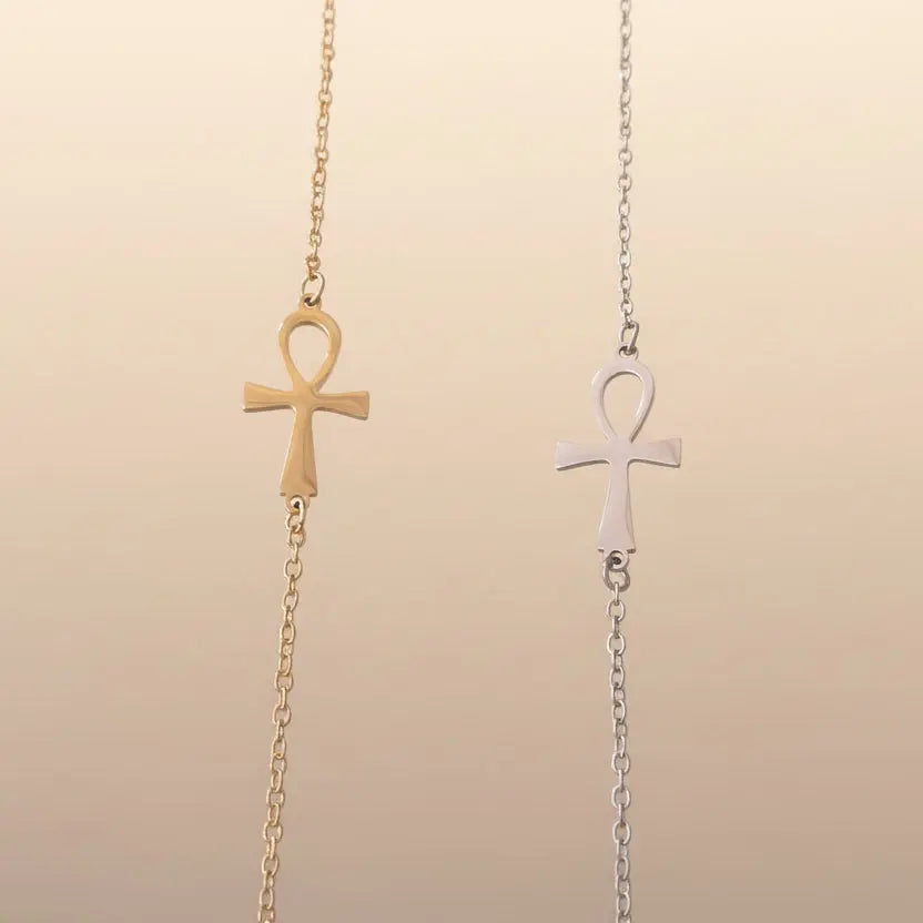 Bracelet "Alma" – Croix Egyptienne Bioty Vibes