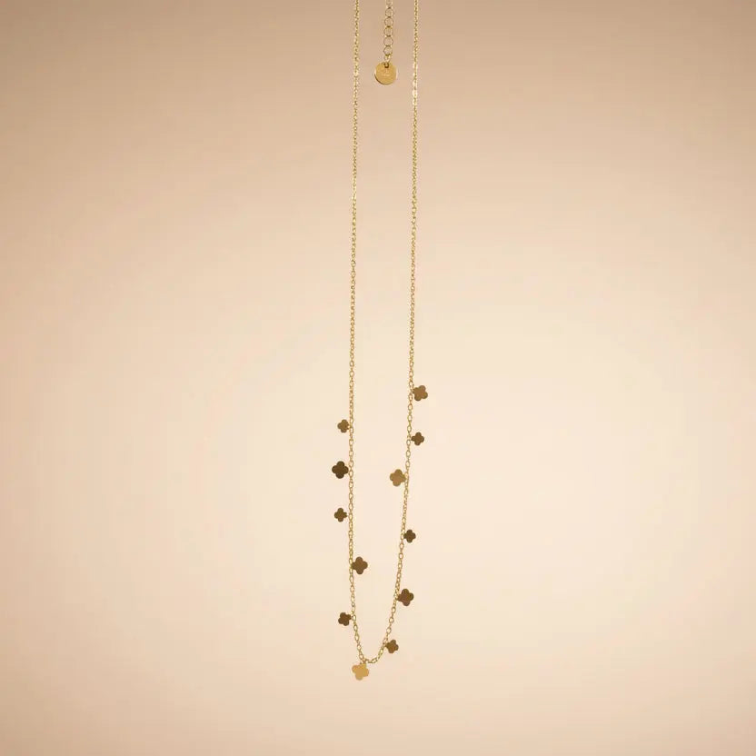 Collier Ras du cou "Sasha"- Trèfle à quatre feuilles Bioty Vibes