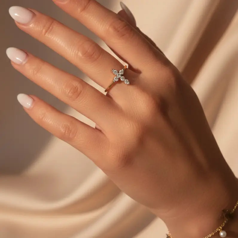 Bague Léana  argent — Croix d'Alignement