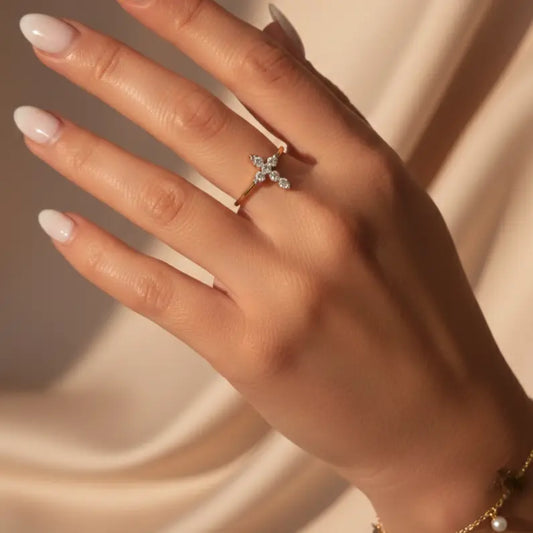Bague Léana  argent — Croix d'Alignement