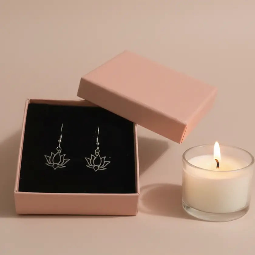 Boucles d'oreilles Cléa - Fleur de Lotus