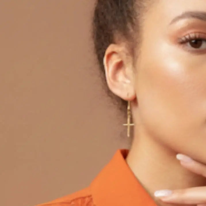 Boucles d’oreilles Maria - Croix d'équilibre