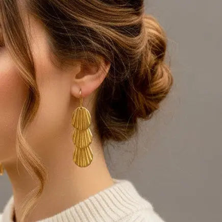 Boucles d’oreilles Marina – Coquillage Sacré