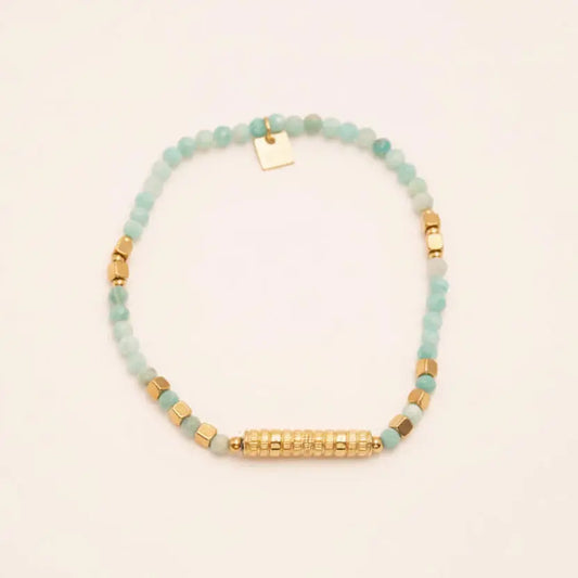 Bracelet "Harmonie" - Pierre naturelle Amazonite Bioty Vibes