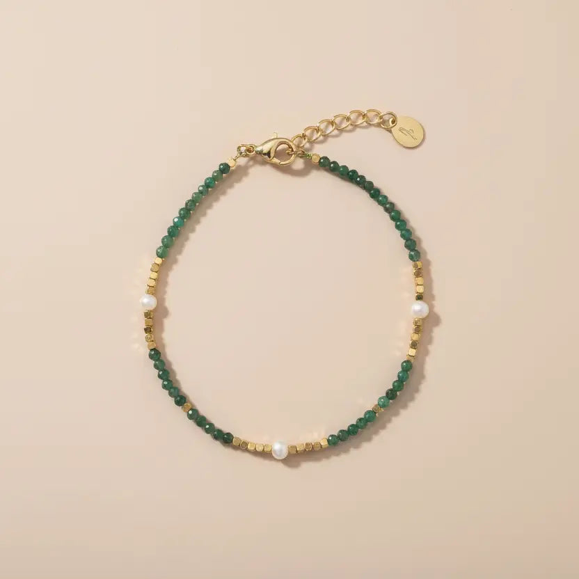 Bracelet Deviasana Jaspe Vert