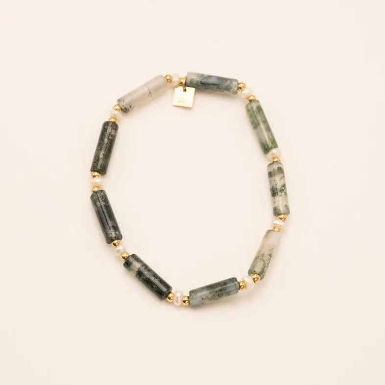 Bracelet Essence de soi – Perles d'Eau Douce & Pierres Fines