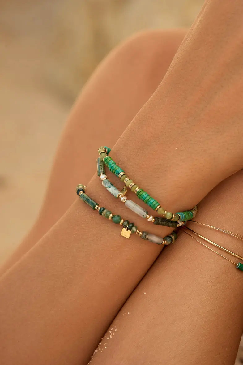 Bracelet Essence de soi – Perles d'Eau Douce & Pierres Fines