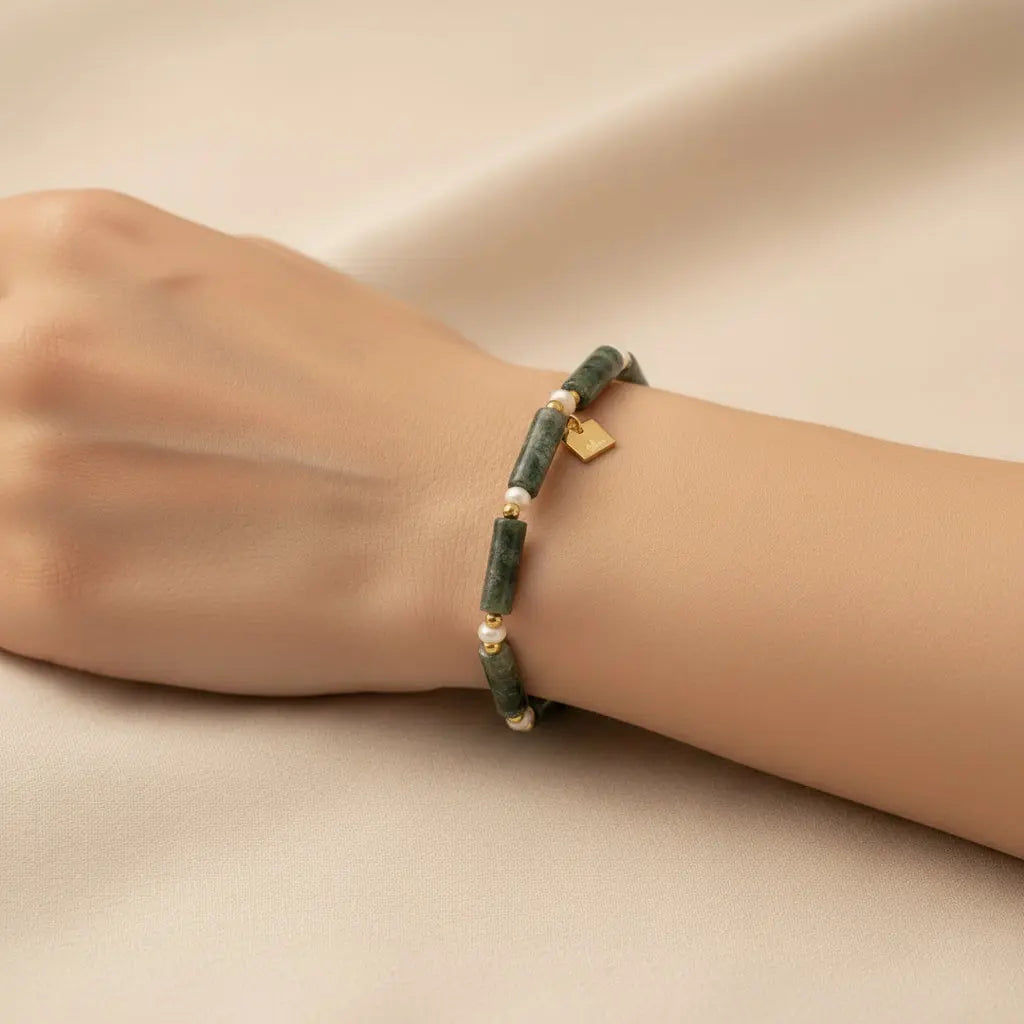 Bracelet Essence de soi – Perles d'Eau Douce & Pierres Fines