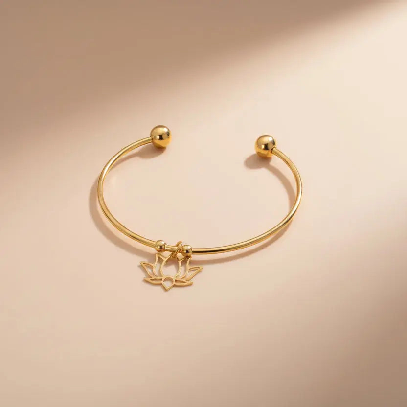 Bracelet Jonc Lotus Ines