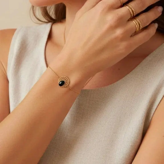 Bracelet Souveraine Onyx