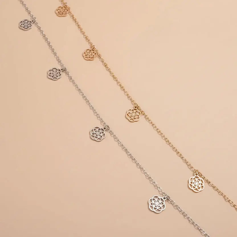 Chaîne de cheville " Chloé" Graine de Vie 