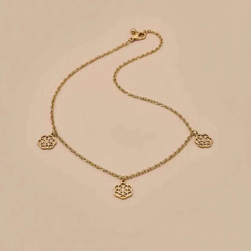 Chaîne de cheville " Chloé" Graine de Vie 