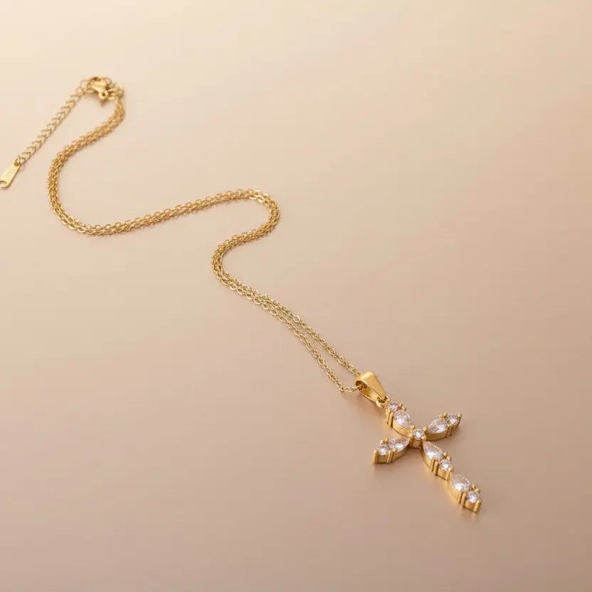Collier Croix - Éléonore
