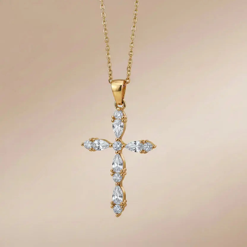 Collier Croix - Éléonore1