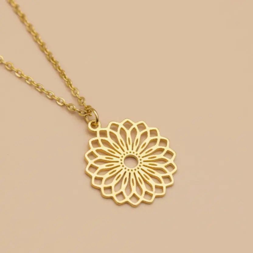 Collier Iris Fleur de Mandala
