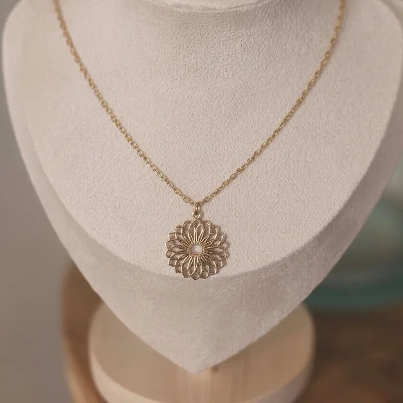 Collier Iris Fleur de Mandala
