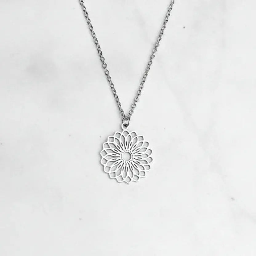 Collier Iris Fleur de Mandala