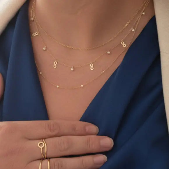 Collier Stella Ras de Cou Infini