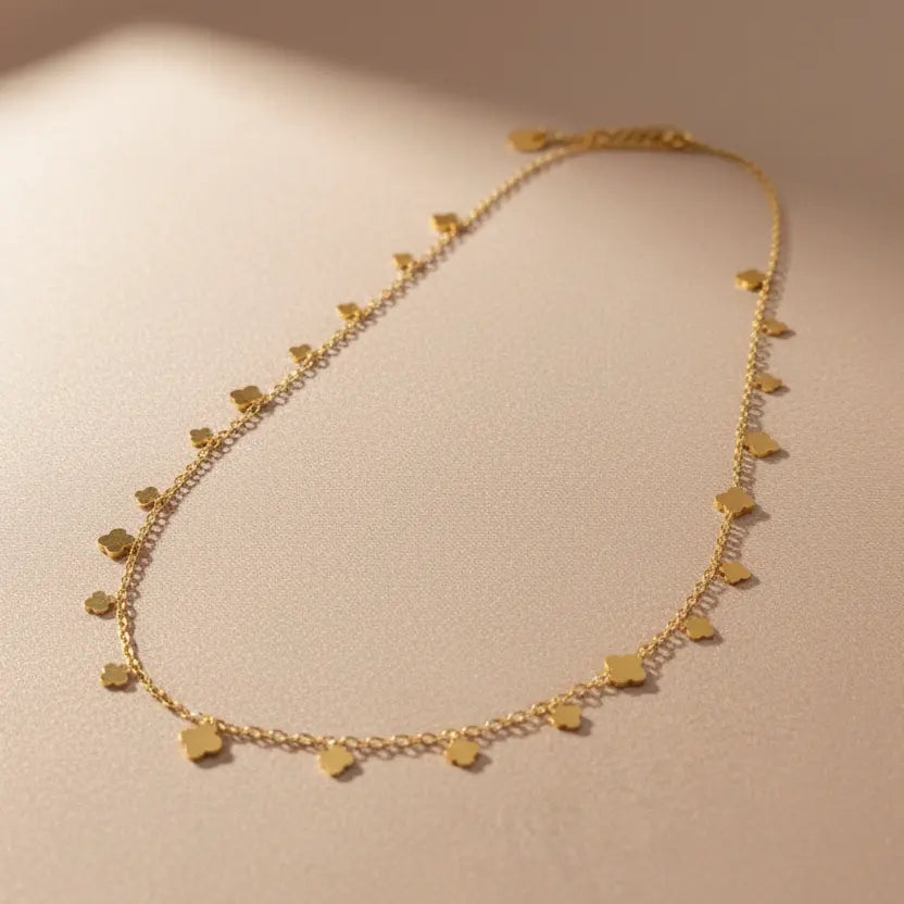 Collier Trèfle Ras de cou Sasha