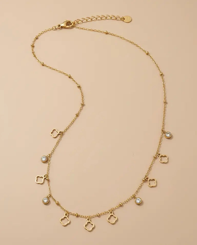Collier Trèfle Ras du cou - Lya
