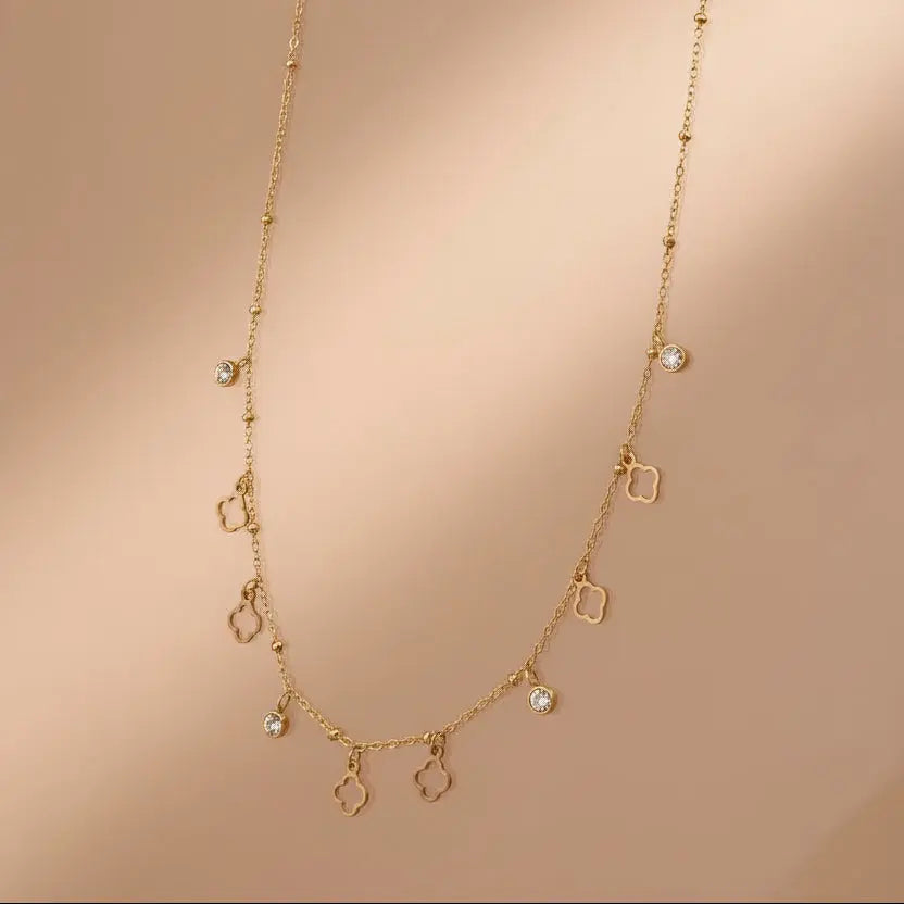 Collier Trèfle Ras du cou - Lya