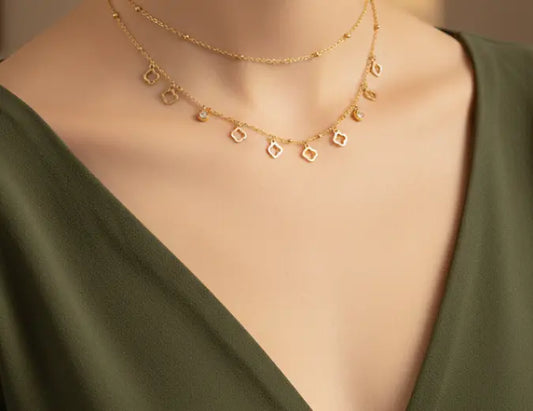 Collier Trèfle Ras du cou - Lya