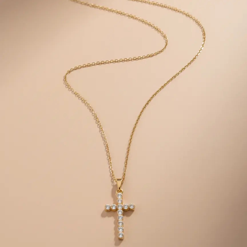 Le Collier "Mira" Croix d'équilibre