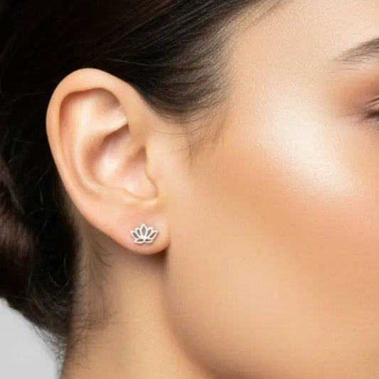 Puces d'Oreilles "Adna" - Fleur de Lotus