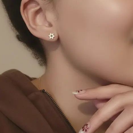 Puces d'oreilles " Vanya" - Étoile de David