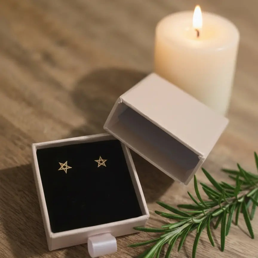 Puces d'oreilles " Vanya" - Étoile de David