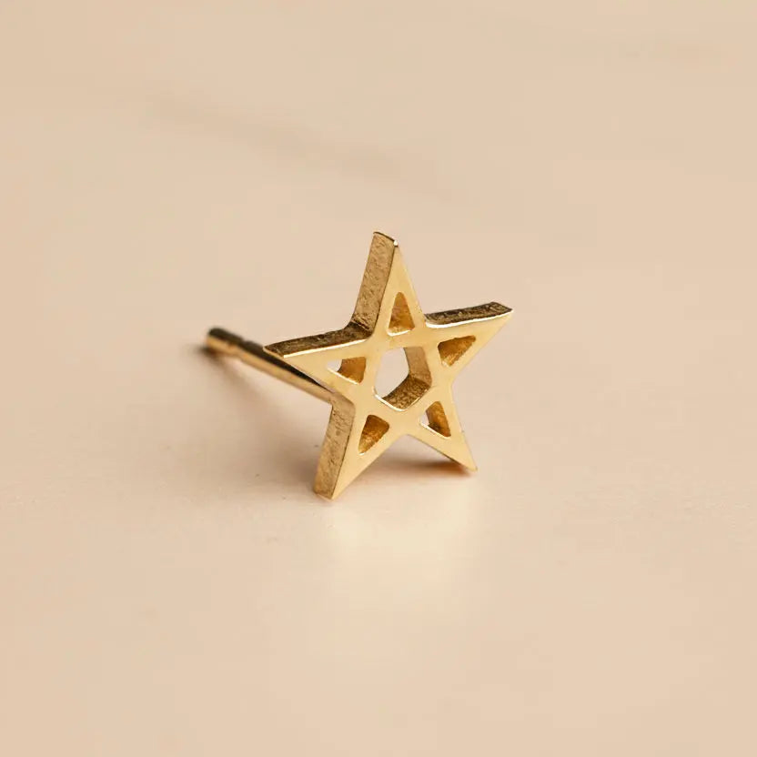 Puces d'oreilles " Vanya" - Étoile de David