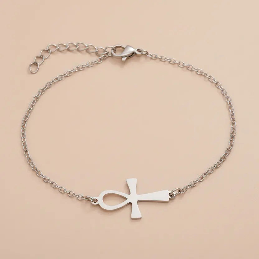Bracelet "Alma" – Croix Egyptienne Bioty Vibes