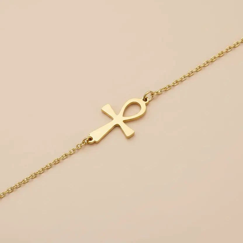 Bracelet "Alma" – Croix Egyptienne Bioty Vibes
