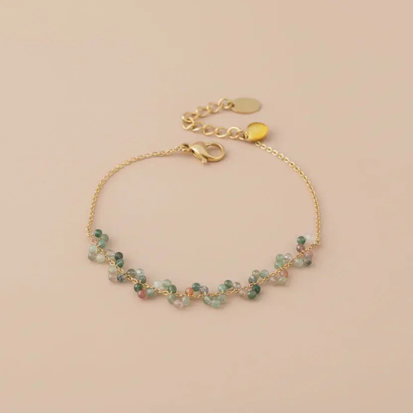 Bracelet "Dynamique" – Zigzag en Pierres Naturelle Bioty Vibes
