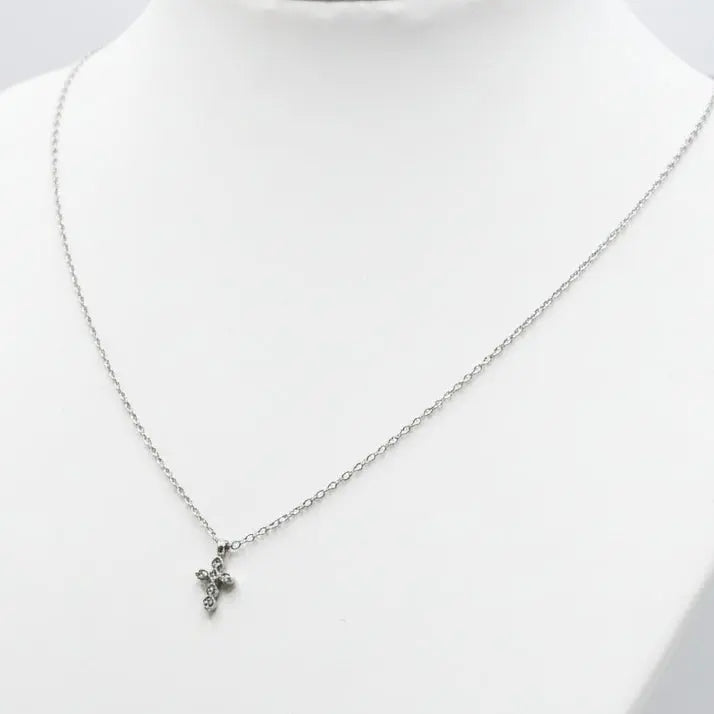 collier-croix Eliyah argent
