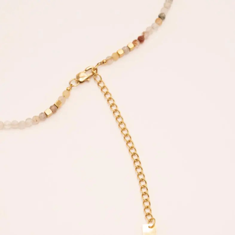 Collier "Harmonie" - Pierres Naturelles & perles d’eau douce Bioty Vibes