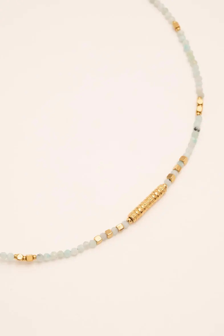 Collier "Harmonie" - Pierres Naturelles & perles d’eau douce Bioty Vibes